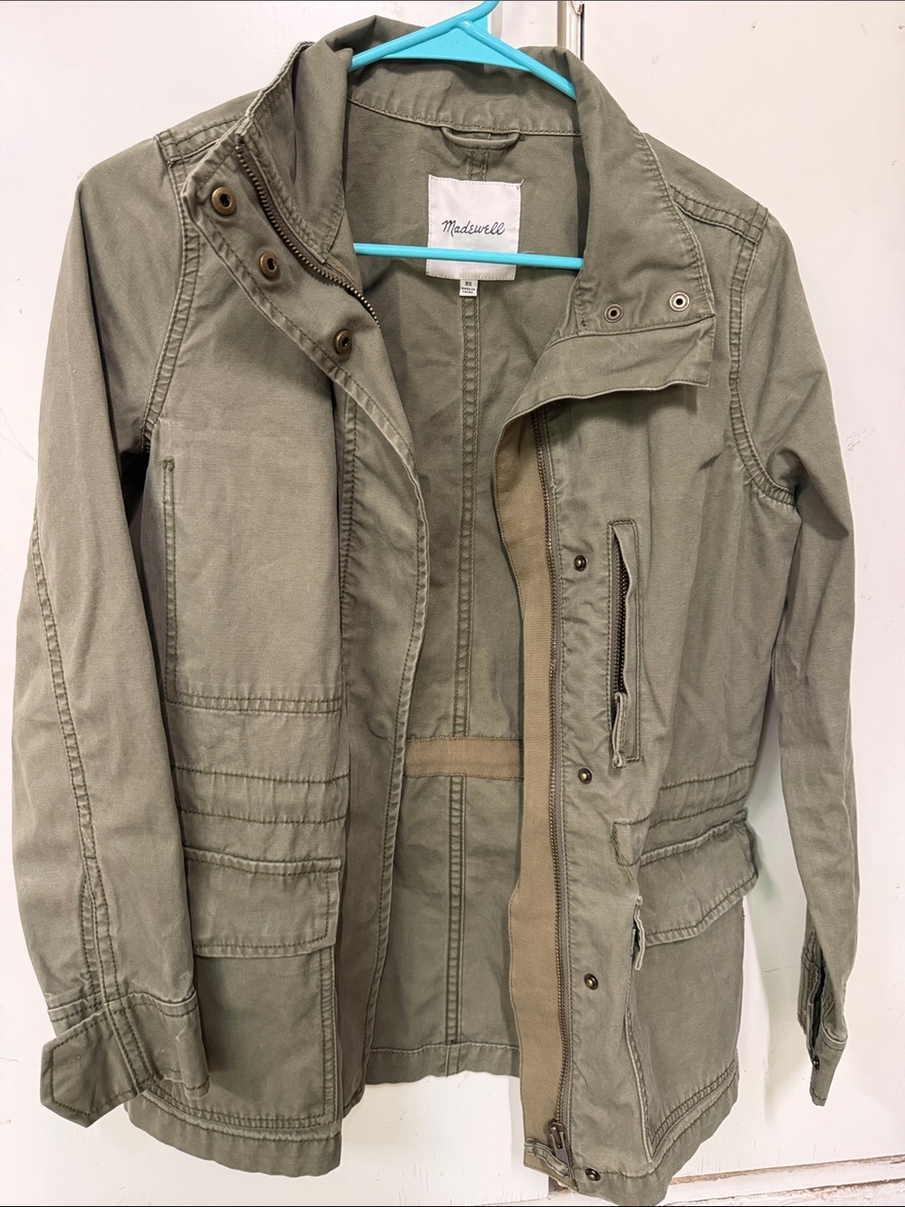 Madewell Olive Green Utility Field Jacket